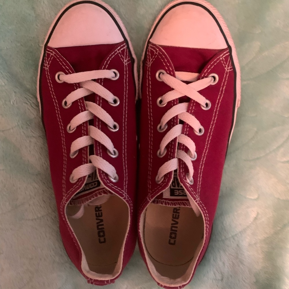 Red Burgundy Converse